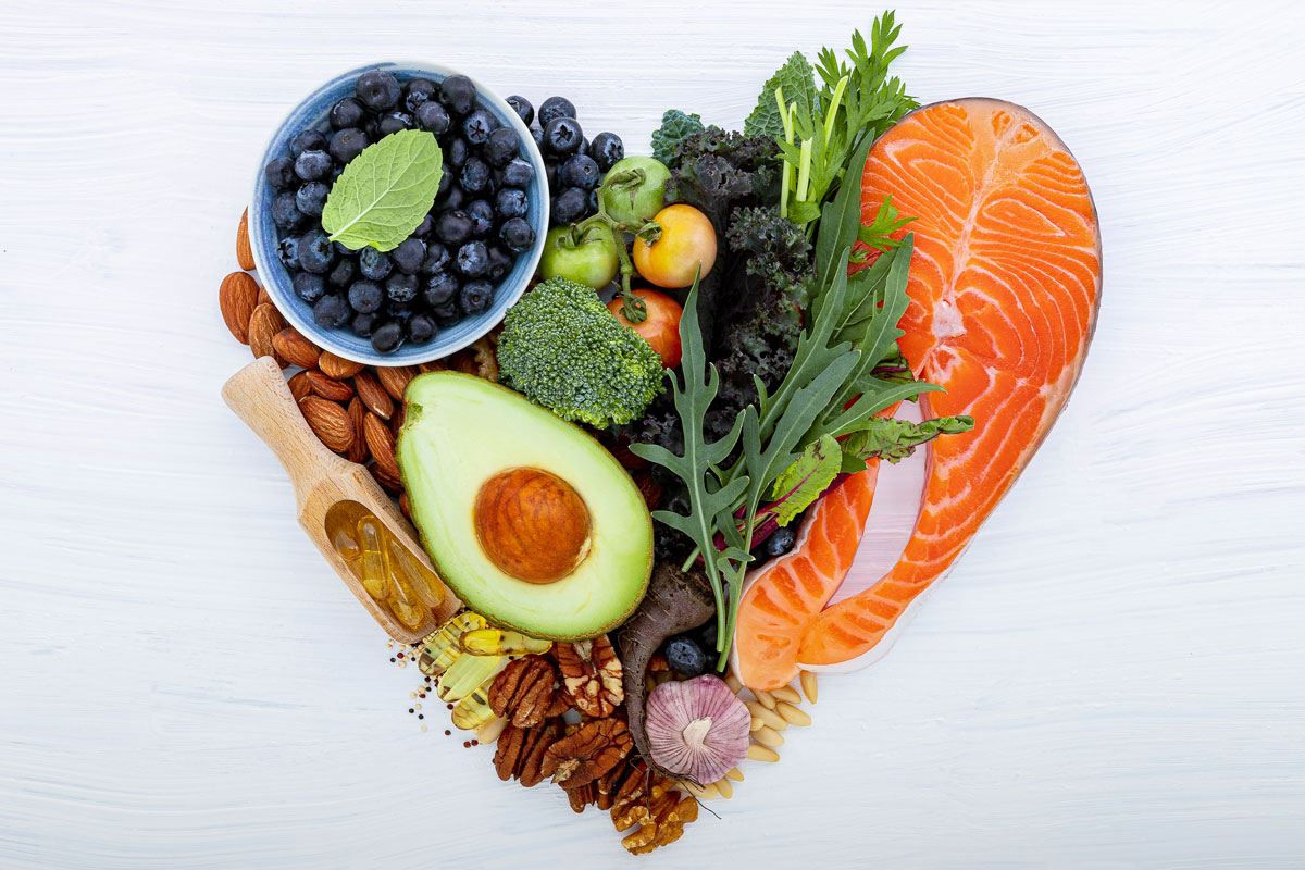 Gesundes essen, Fruits, Obst, Gemüse, Vegetables, Lachs, Fish, Proteinreich