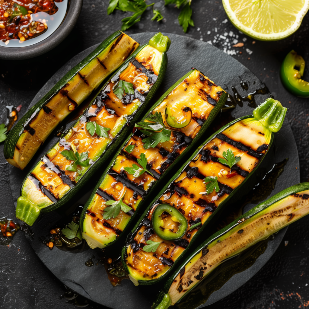 Zucchini grillen