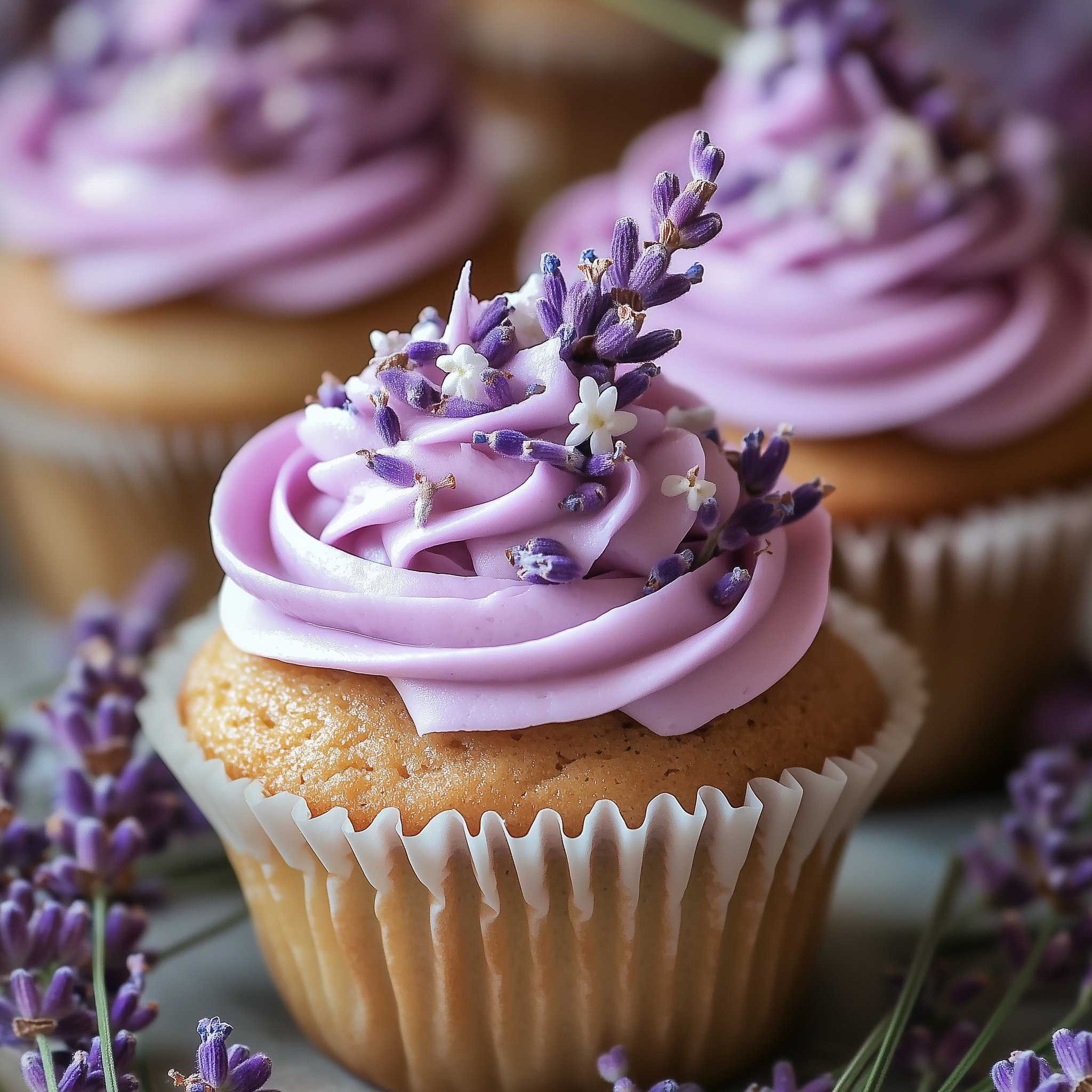 lavandel cupcakes