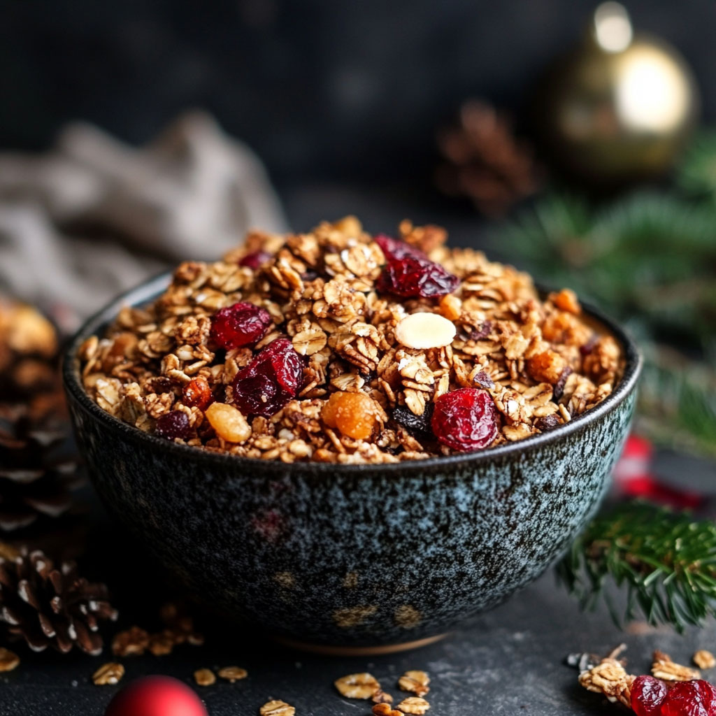 Selbstgemachtes Weihnachtsgranola: Ein süßes und persönliches Geschenk